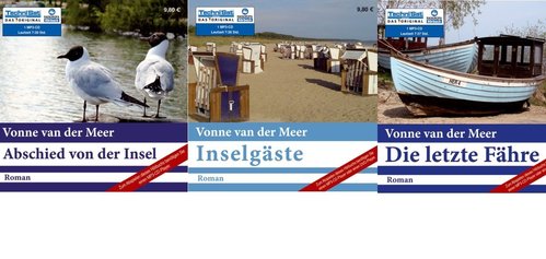 3 Hörbücher von Vonne van der Meer - Abschied / Fähre / Inselgäste - 3 MP3-CDs