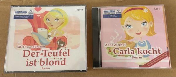 Humor - 2 Hörbücher im Paket - Der Teufel ist blond + Carla kocht - 6 Audio-CDs + 2 MP3-CDs