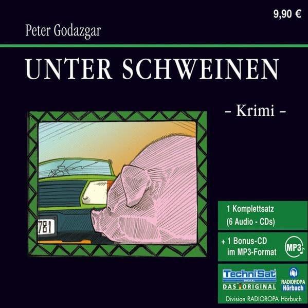Krimi - Peter Godazgar - Unter Schweinen - 6 Audio-CDs + MP3-CD